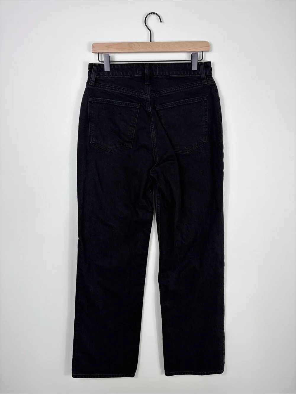 Abercrombie 90s Relaxed Jeans Curve Love Women’s Size 28 6 Black Denim High Rise